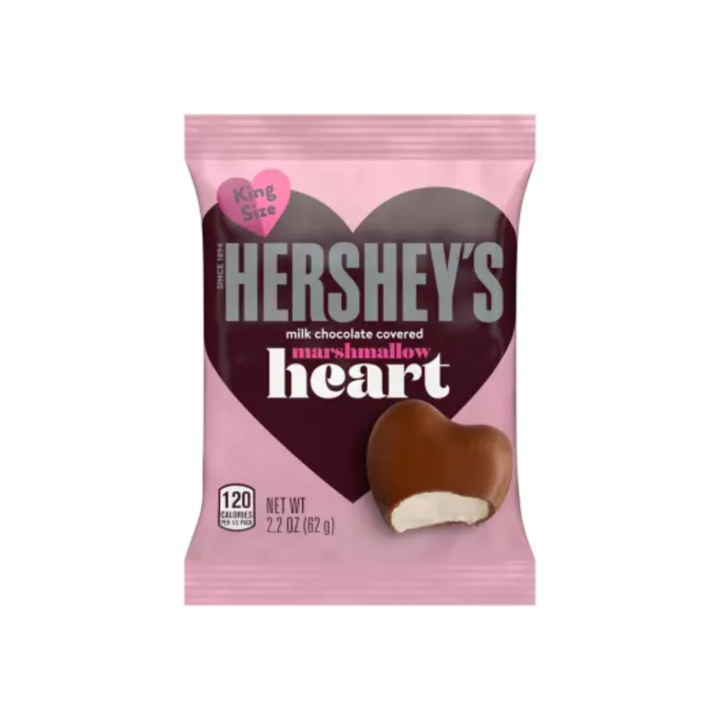 Hershey Marshmallow Heart King Size - Hand Arnold