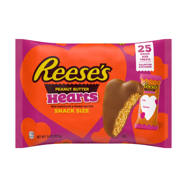 Reese's Peanut Butter Hearts 25Pcs