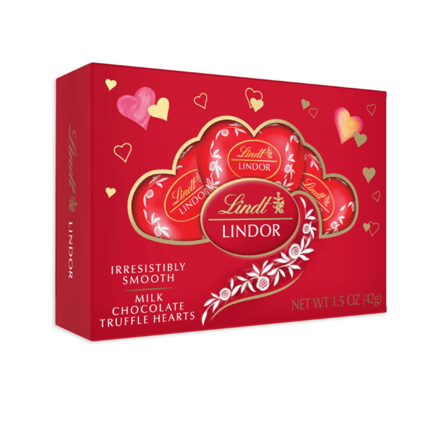 Valentine's Lindor Milk Heart Box