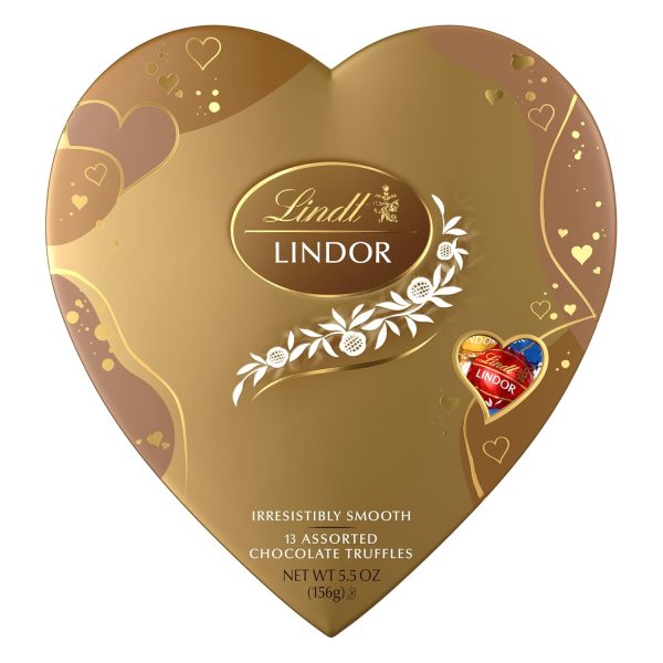 Valentine Lindor Mixed Hearts (Milk & Assorted)